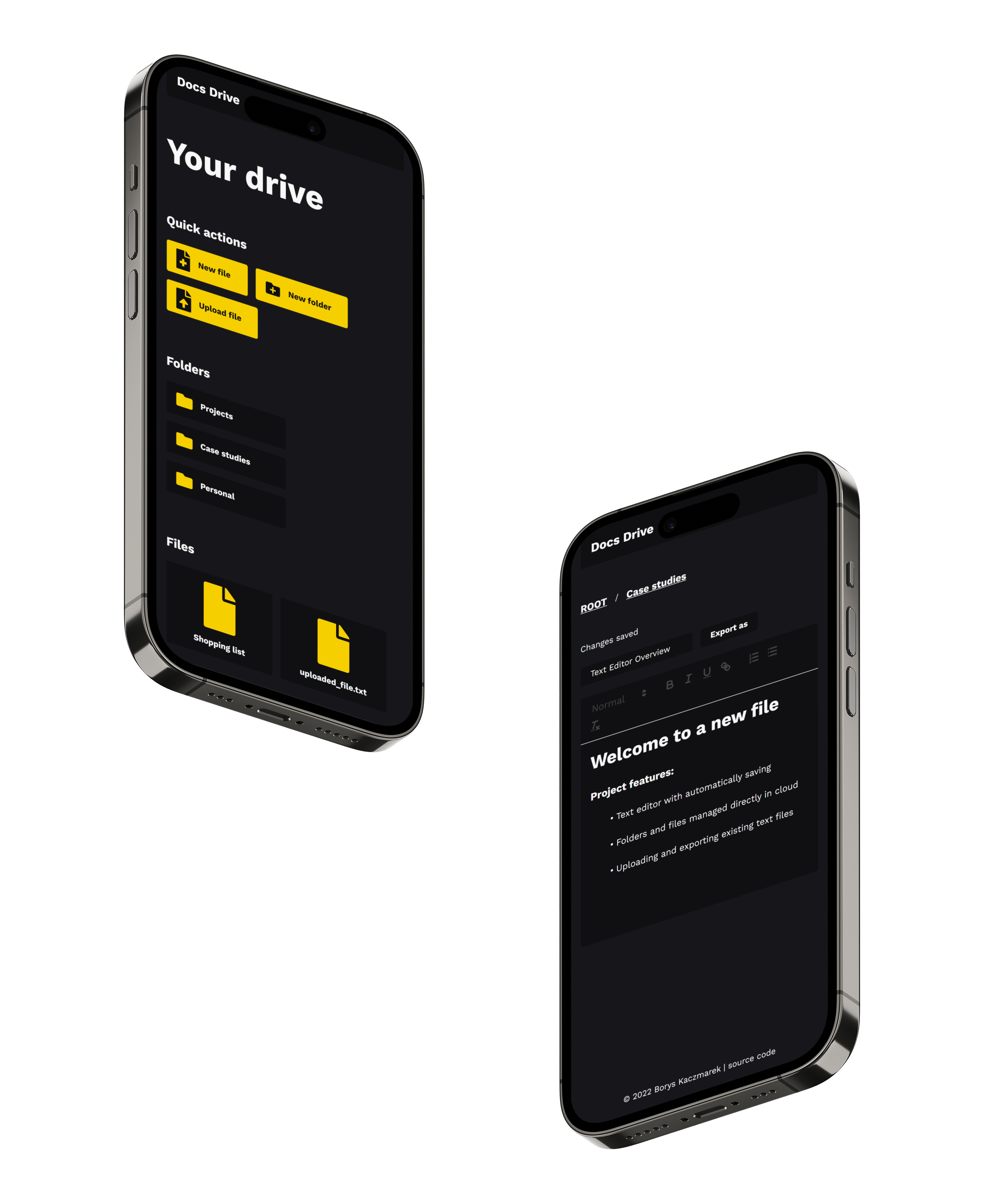 Mobile version of the app