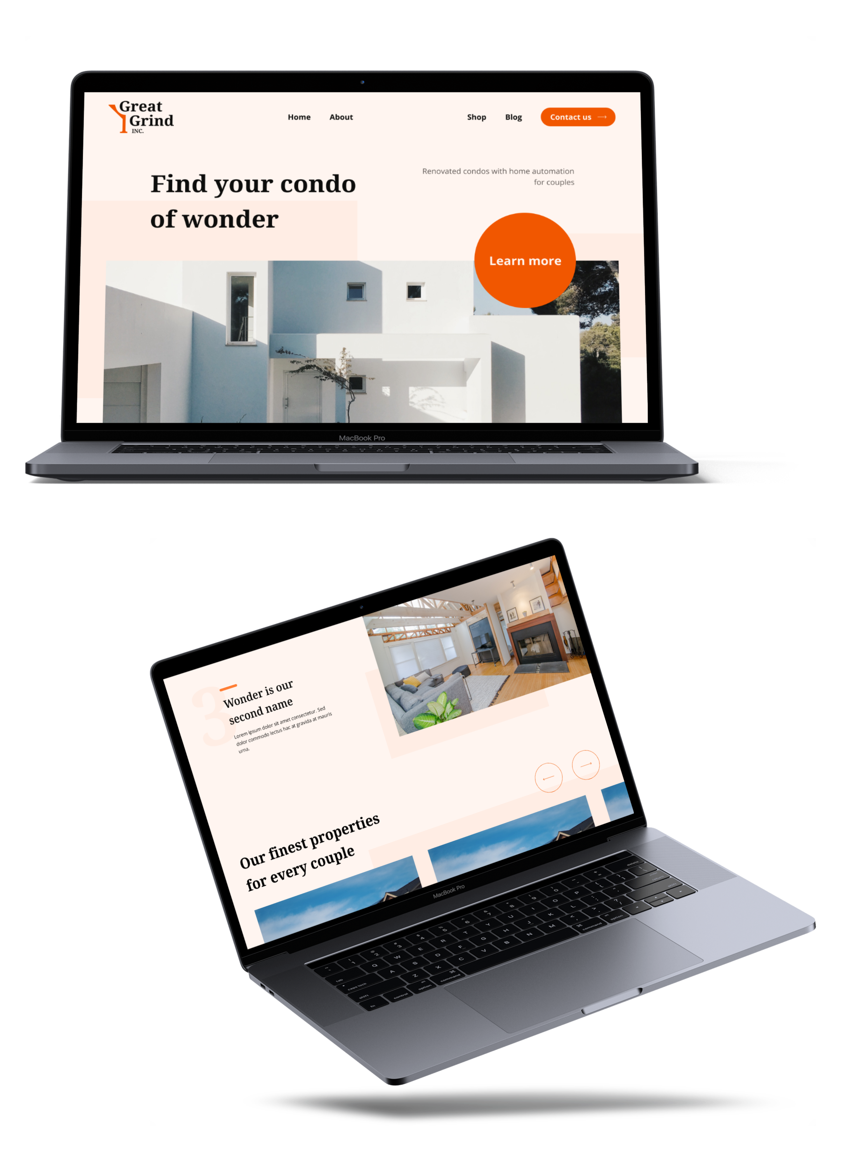 Homepage images